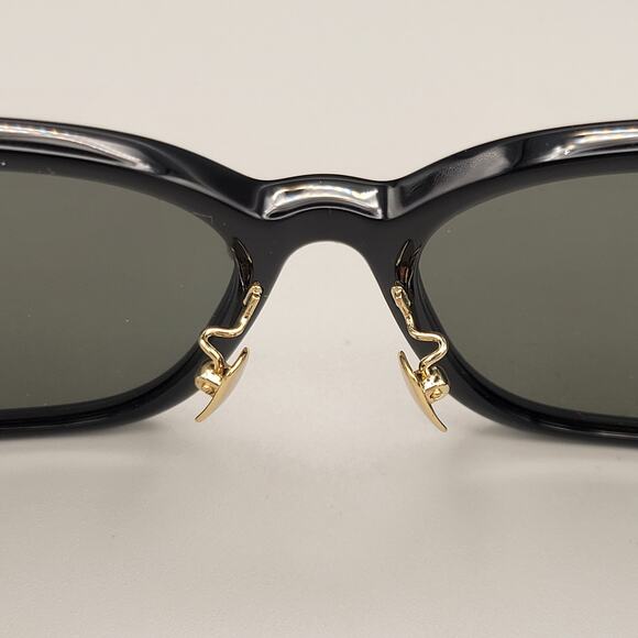 New Saint Laurent SL M78/F 002 Black Plastic Oversized Sunglasses Grey Lens - Picture 3 of 12